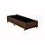 Cama Box Solteiro AColchoes Suede Marrom 40x78x188 - Imagem 1