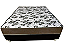 Cama Box Casal Suede Preto + Colchão Casal Suede Marrom Espuma 138x188x55 - Imagem 2