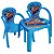 Kit Mesa Infantil Decorada Carro + 2 Cadeiras Carro Usual - USUAL PLASTIC - Imagem 1