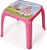 Mesa Mesinha Infantil Rosa Princesa Com 2 Cadeiras Plástica - Imagem 2