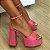 Sandália Analu Meia pata Rosa - Imagem 1