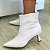 Bota Bico fino Cristina Off White - Imagem 1