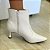 Bota Bico fino Cristina Off White - Imagem 2