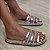 Birken Ravena tiras em strass prata - Imagem 1