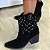 Bota Western cano curto preto Hanna - Imagem 2