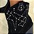 Bota Western cano curto preto Hanna - Imagem 4