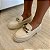 Mocassim Isis off white com bridão dourado - Imagem 2