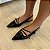 SLINGBACK ARIEL BICO FINO PRETO - Imagem 3