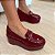 MOCASSIM PLATAFORMA VERNIZ AMELIE CEREJA - Imagem 1