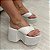 Tamanco Plataforma Capri Off White - Imagem 2