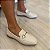 Mocassim Filó branco com bridão dourado - Imagem 2