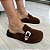 Mule clog Jasmin Marrom - Imagem 1