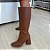 BOTA CANO LONGO CARAMELO STEFANNY - Imagem 3