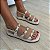 Sandália Flatform Giovana com esferas branca - Imagem 3