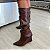 Bota cano médio Slouchy Bianca marrom - Imagem 1