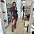 Bota cano médio Slouchy Bianca camurça marrom - Imagem 3