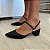 Scarpin Rosita preto salto bloco - Imagem 2