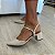 Scarpin Rosita off white salto bloco - Imagem 1
