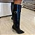 Bota cano longo Kelly salto fino preto - Imagem 3