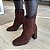 Bota cano médio Veronica camurça chocolate - Imagem 3