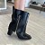 Bota capa cano médio Celina black - Imagem 1