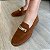 Mocassim Isis caramelo com bridão dourado - Imagem 1
