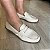 Mocassim feminino Olga off white - Imagem 1