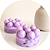 1 Unidade - Mini sabonetinho massageador botânico de Lavanda Francesa 45g - Imagem 3