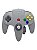 CONSOLE NINTENDO 64 - CONTROLE PRETO PARALELO - USADO - Imagem 9