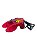 CONTROLE NINTENDO 64 CLEAR RED (CEREJA) - USADO - Imagem 2