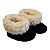 Pantufa Bebê Unissex Veludo Preto com lã  Keto Baby 2010 - Imagem 1