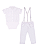 Conjunto Bebê Masculino Batizado suspensório Paraiso 15662 - Imagem 3