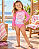 Conjunto Infantil Feminino Linha Praia Lebhua 15296 - Imagem 1
