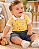 Conjunto Bebê Masculino Curto Polo ShortsJeans Paraiso 15444 - Imagem 1
