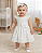 Vestido Bebê Batizado Renda e Strass com Faixa Cabelo 206 - Imagem 1