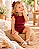 Conjunto Infantil Cropped e Shorts Meia Malha Tiny Joy 11588 - Imagem 1