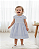Vestido Bebe Batizado Gola Bordada Paraiso 17112 - Imagem 1