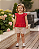 Conjunto Infantil Feminino Bata Sarja e Shorts Paraiso 15581 - Imagem 1