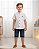 Conjunto Infantil Masculino Camisa ShortsJeans Paraiso 15569 - Imagem 1