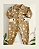 Macacão Bebê Masculino Longo Suedine Teddy Astronauta 0110 - Imagem 1