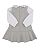 Vestido Bebê Malha Roma Body MLonga Bordado Paraiso 17859 - Imagem 3