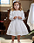 Vestido Menina Batizado Luxo Tricoline, Bolero Paraiso 17942 - Imagem 1