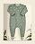 Macacão Bebê Feminino Longo Plush Estampado Letut 17275 - Imagem 3