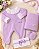 Saída Maternidade Feminina Tricô 5Pç Lavanda Bebê Tricot 202 - Imagem 5