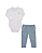 Conjunto Bebê Masculino Longo Body e Calça Letut 17354 - Imagem 1