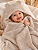 Manta Bebê Plush Jacquard com Capuz Orelhinha Letut 17395 - Imagem 1