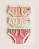 Kit 3 Calcinhas Bebê Femininas Coloridas 100%algodão 27000 - Imagem 1