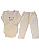 Conjunto Bebê Feminino Body, Calça algodão Baby Fluffy 5009 - Imagem 2