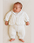 Conjunto Bebê Unissex Crochê Lã Artesanal  Branco Encanto FL - Imagem 2