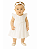 Vestido Bebê Feminino com Strass Faixa e Calcinha 204 - Imagem 1
